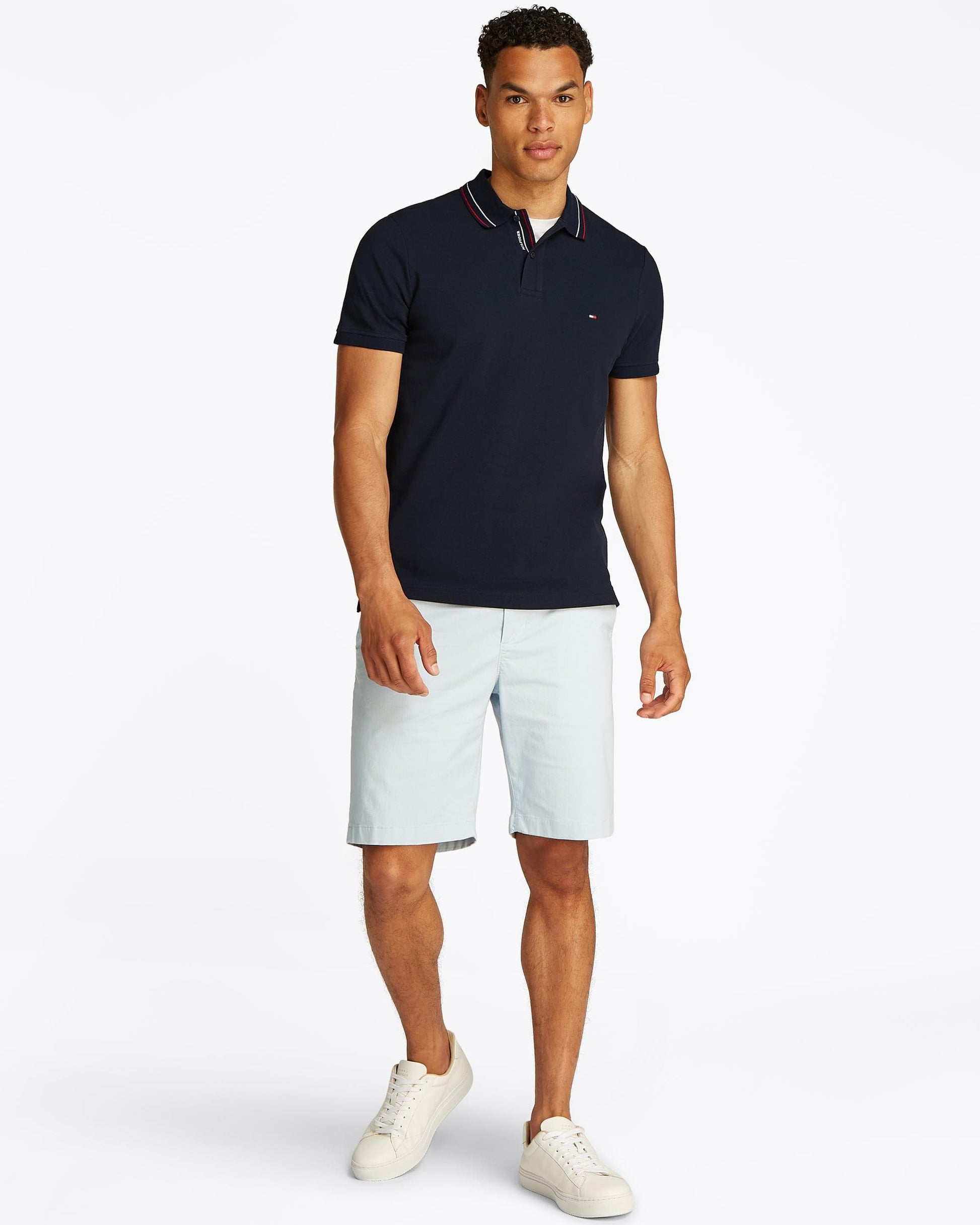 Tommy Hilfiger Tommy Hilfiger Placket Interes Regular Fit Mens Polo