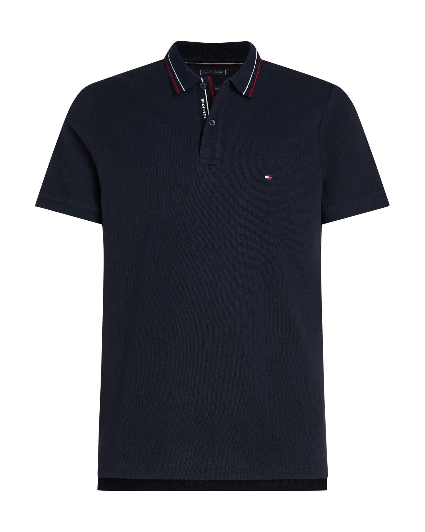 Tommy Hilfiger Tommy Hilfiger Placket Interes Regular Fit Mens Polo