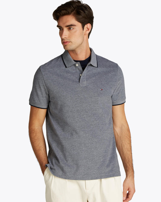 Tommy Hilfiger Tommy Hilfiger Oxford Two Tone Tipped Mens Polo