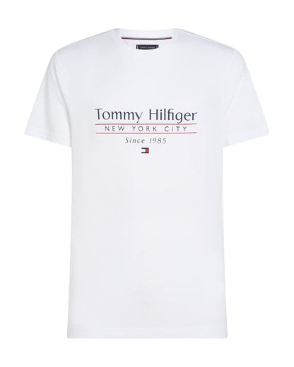 Tommy Hilfiger Center Stack Mens T Shirt - White