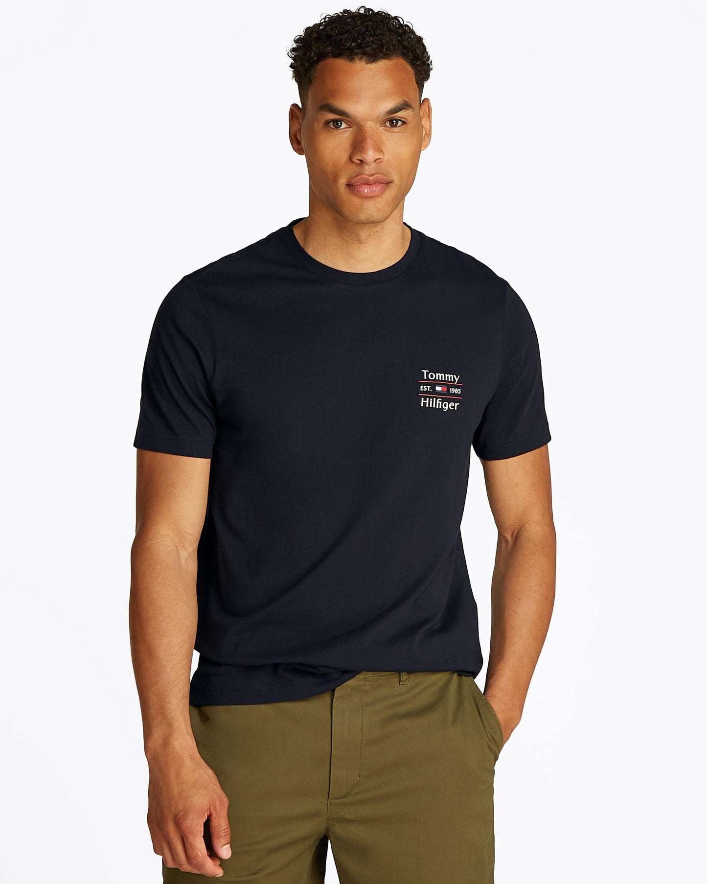 Tommy Hilfiger Stack Mens T Shirt - Desert Sky