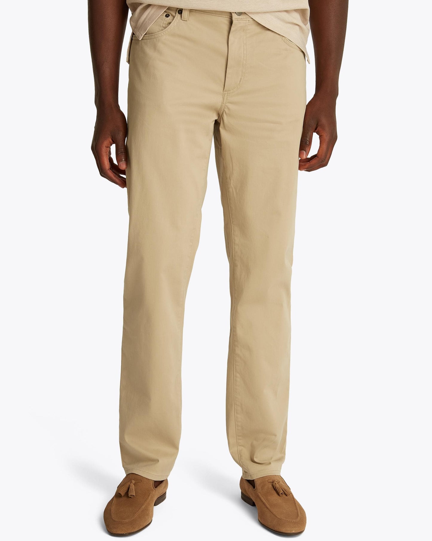 Tommy Hilfiger Denton 5 Pocket Cotton Mens Trouser - Batique Khaki
