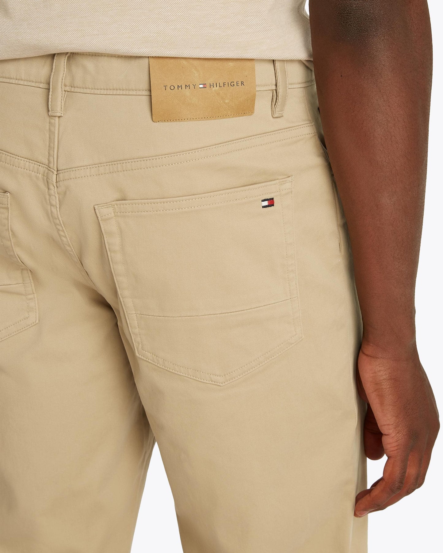Tommy Hilfiger Denton 5 Pocket Cotton Mens Trouser - Batique Khaki
