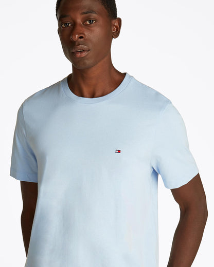 Tommy Hilfiger Essential Seasonal Regular Fit Solid Mens T-Shirt - Breezy Blue