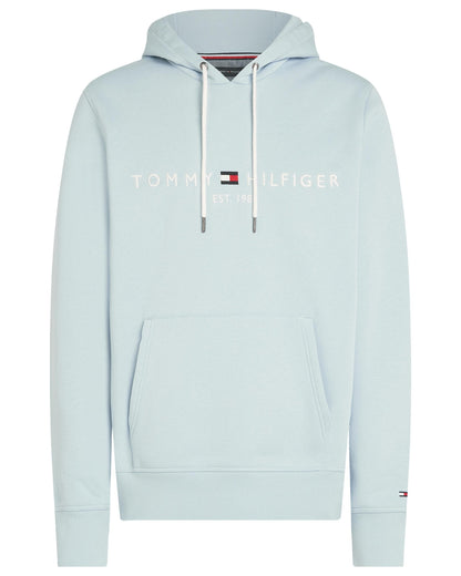 Tommy Hilfiger Tommy Logo Flex Fleece Hoodie - Breezy Blue