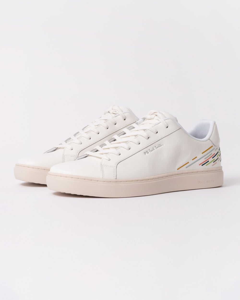 Paul Smith Rex Embroidered Stripe Mens Trainers NOS