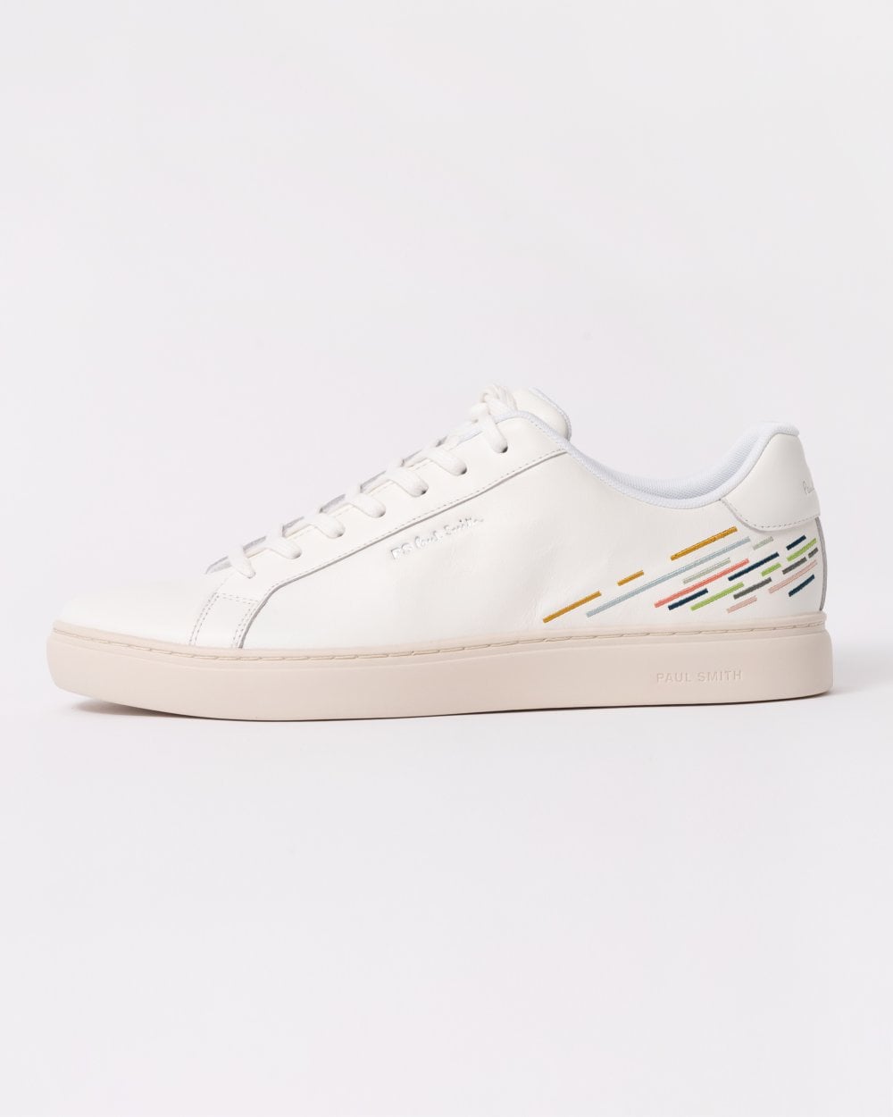 Paul Smith Rex Embroidered Stripe Mens Trainers NOS