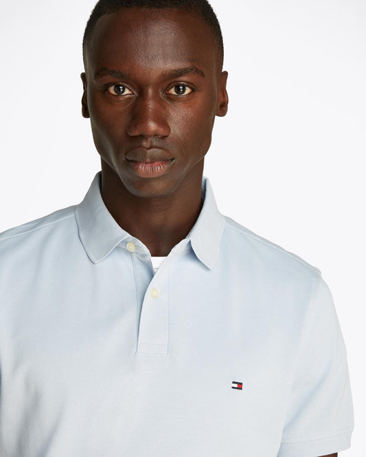 Tommy Hilfiger 1985 Regular Fit Mens Polo - Breezy Blue