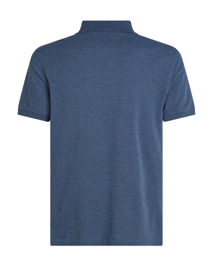 Tommy Hilfiger 1985 Regular Fit Mens Polo - Faded Indigo Heather