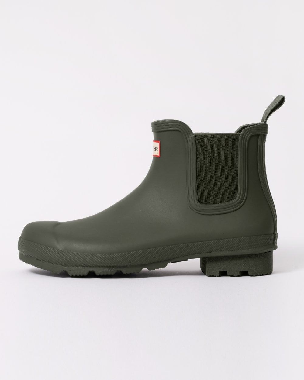 Hunter Original Chelsea Mens Boots - Dark Olive