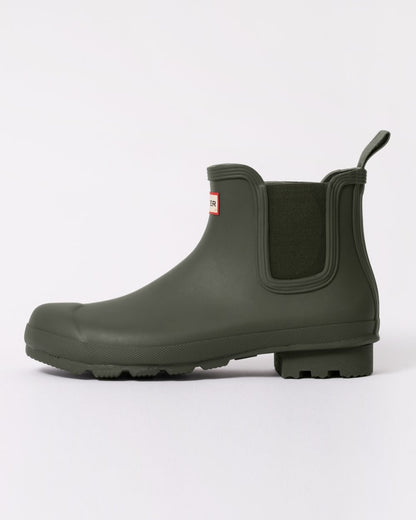 Hunter Original Chelsea Mens Boots - Dark Olive