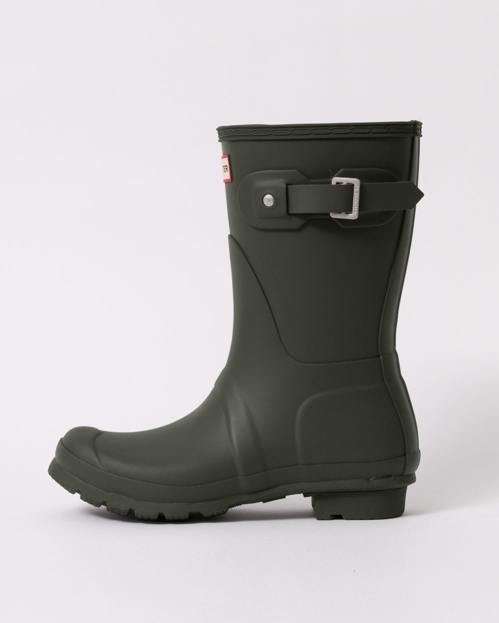 Hunter Original Short Womens Wellies - Dark Olive