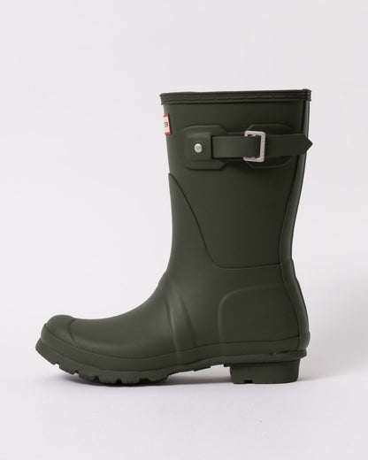 Hunter Original Short Womens Wellies - Dark Olive