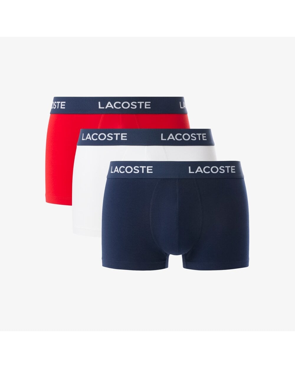 Lacoste Mens 3-Pack Trunks
