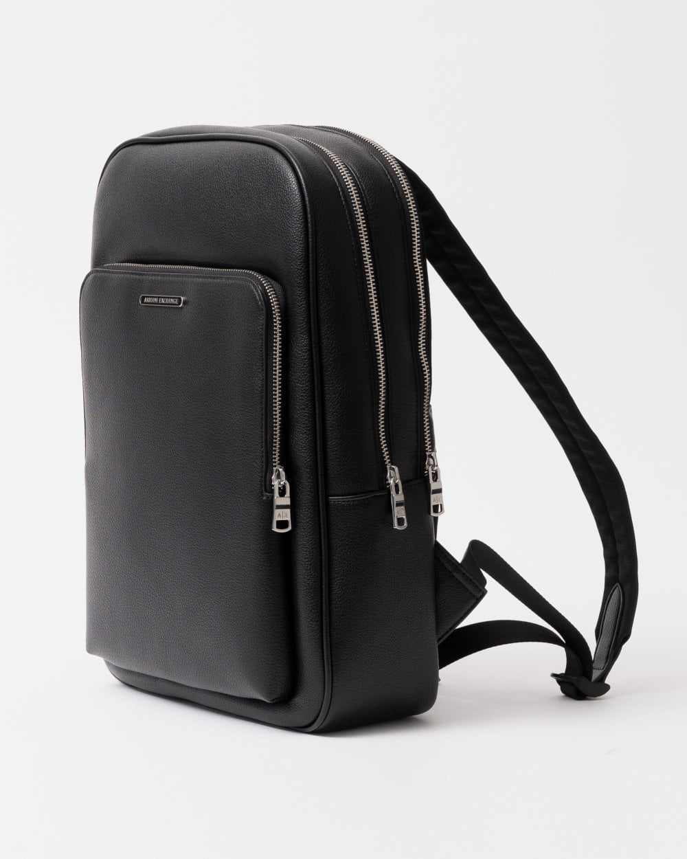 Armani Exchange Mens Faux Leather Backpack