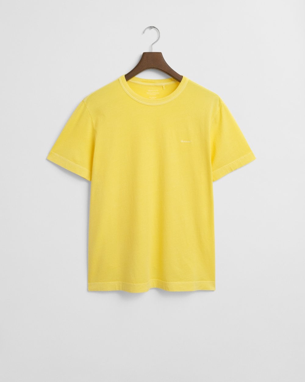Gant Mens Short Sleeve Sunfaded T-Shirt - 714 Banana Yellow
