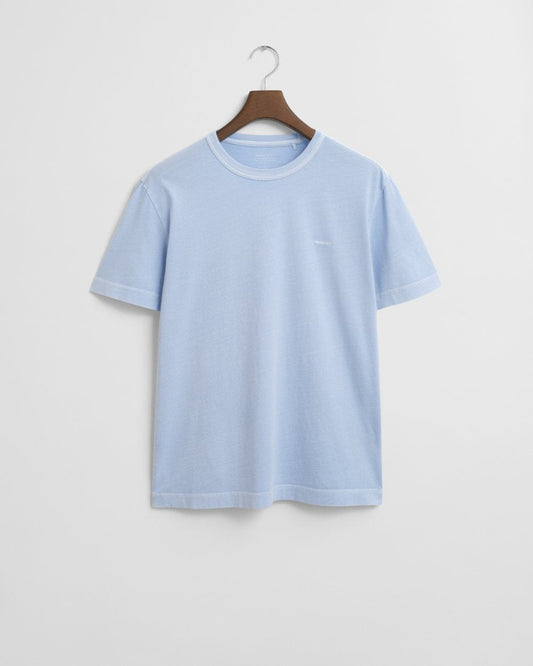 Gant Mens Short Sleeve Sunfaded T-Shirt - 457 Fresh Blue