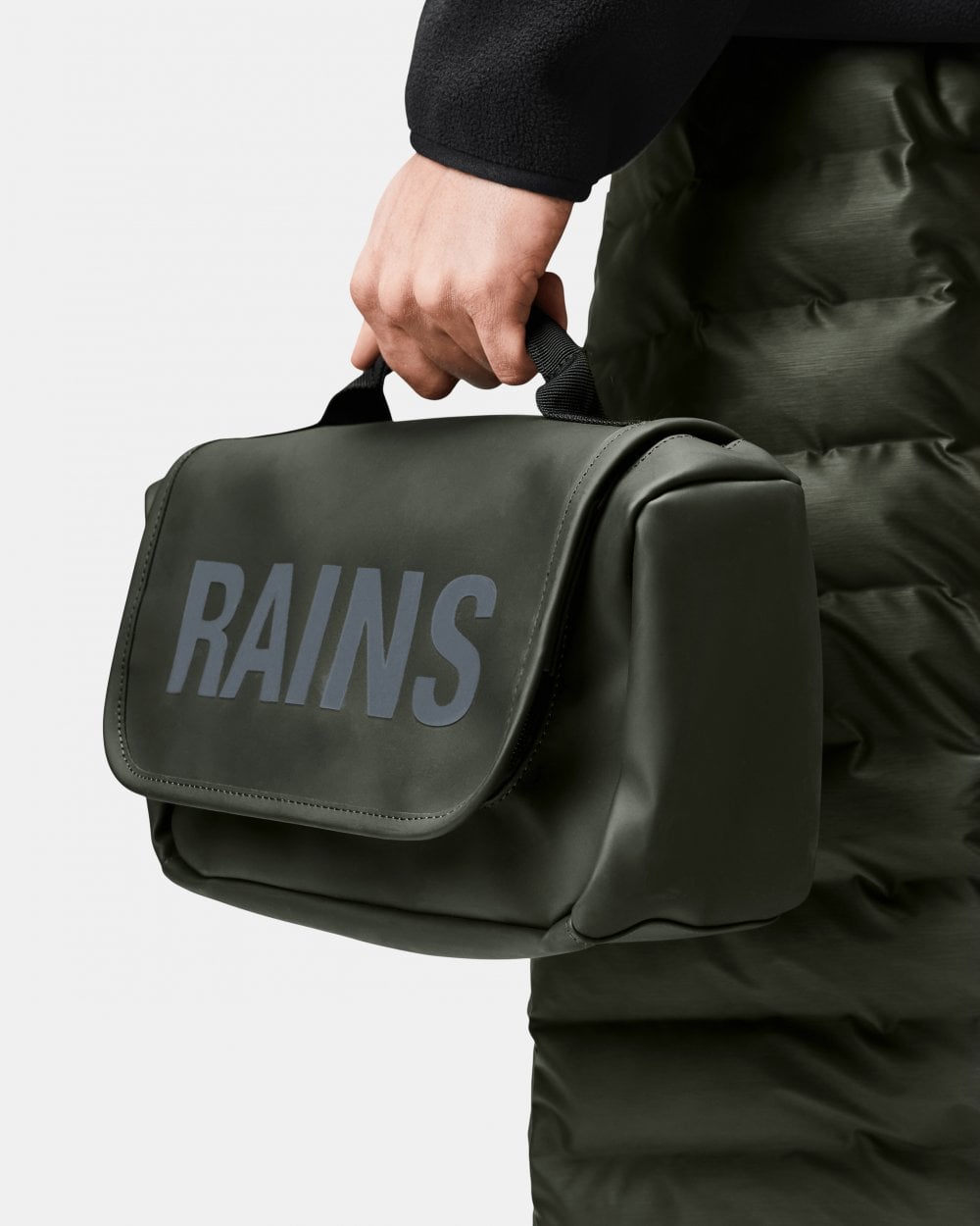 Rains Texel Wash Bag - 03 Green