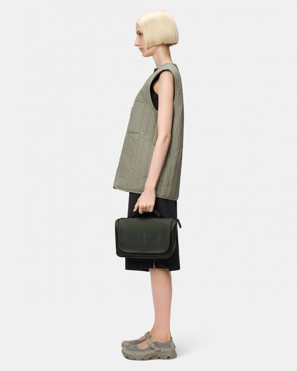 Rains Texel Wash Bag - 03 Green
