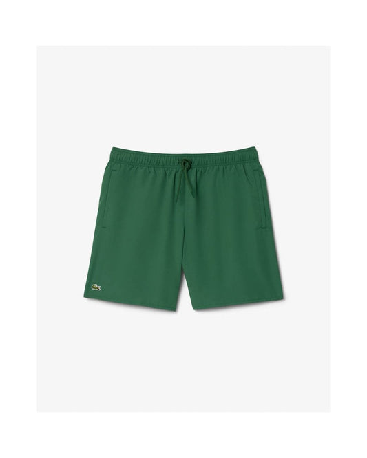 Lacoste Croc Mens Swimming Shorts - Green/Green S30 - CHO - Designer Mens Swim Shorts