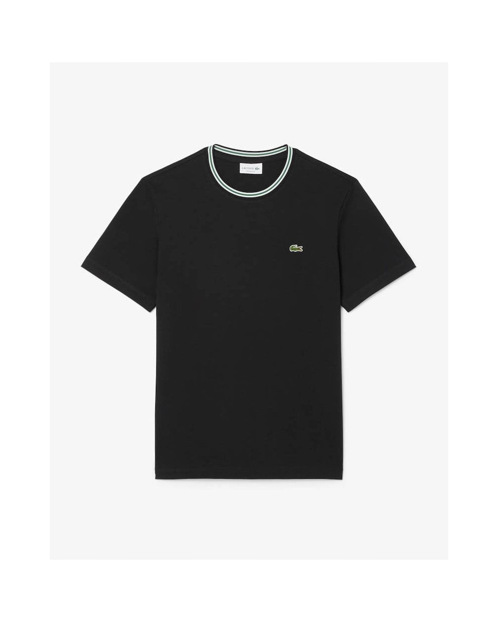 Lacoste Contrast Collar Mens T- Shirt