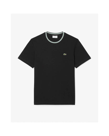 Lacoste Contrast Collar Mens T- Shirt