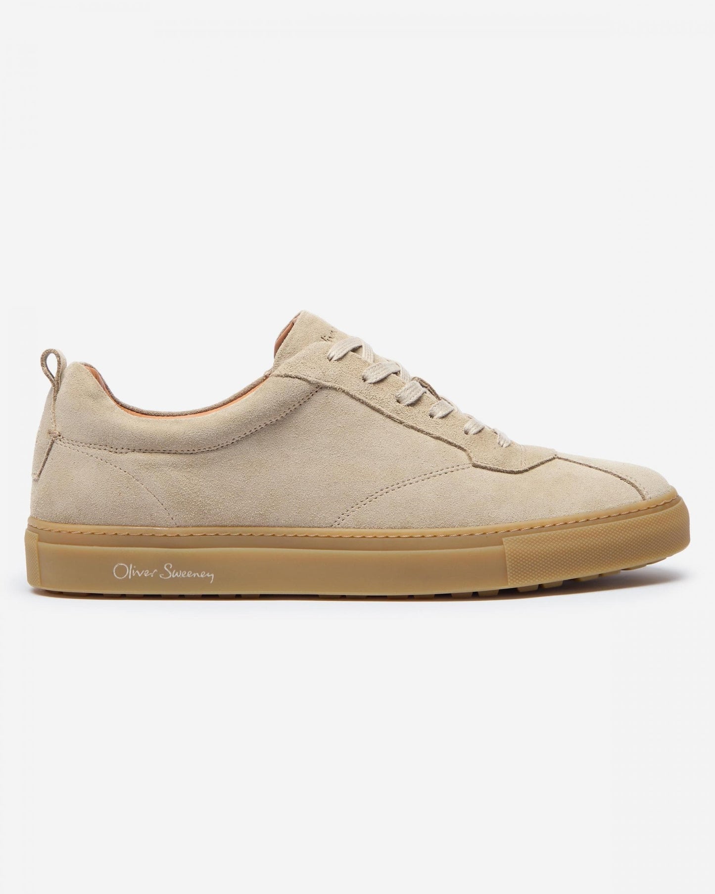 Oliver Sweeney Ermida Mens Suede Trainers - Stone