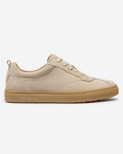 Oliver Sweeney Ermida Mens Suede Trainers - Stone
