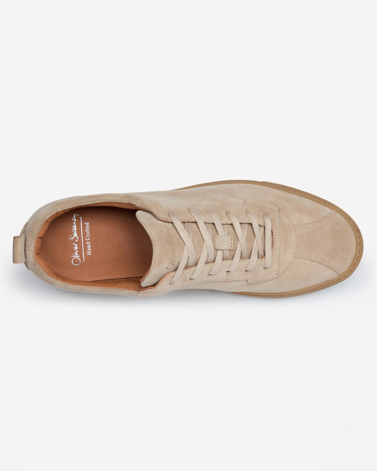 Oliver Sweeney Ermida Mens Suede Trainers - Stone