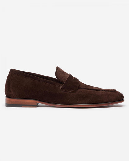 Oliver Sweeney Keyworth Suede Mens Loafers - Chocolate