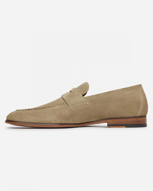 Oliver Sweeney Keyworth Suede Mens Loafers - Stone