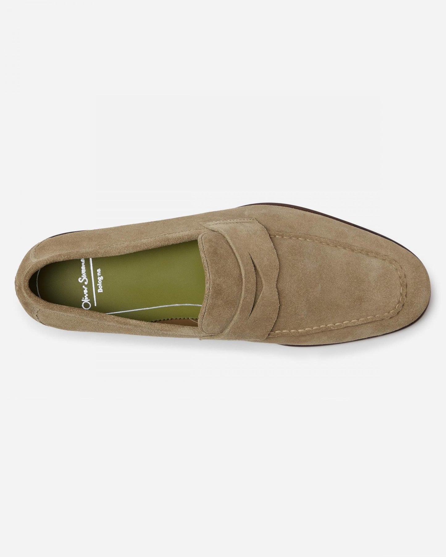 Oliver Sweeney Keyworth Suede Mens Loafers - Stone