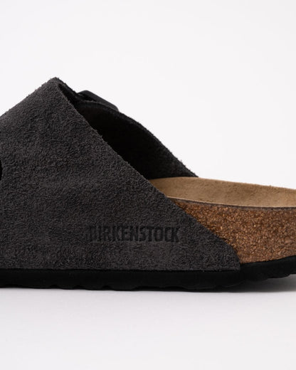 Birkenstock Arizona Suede Leather Womens Sandals - Velvet Grey