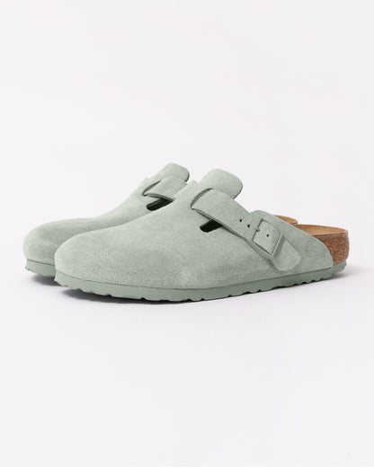 Birkenstock Boston Suede Leather Womens Clogs