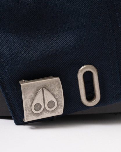 Moose Knuckles Front Logo Icon Cap - Navy 833