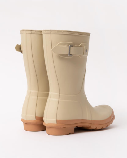 Hunter Original Short Womens Wellies - Gravel/Biscuit