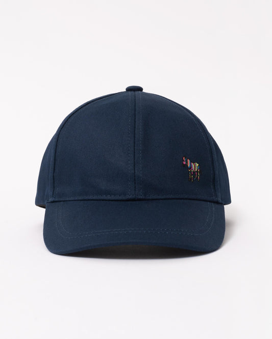 Paul Smith Mens Zebra Baseball Cap - 47 Navy