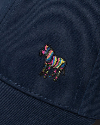 Paul Smith Mens Zebra Baseball Cap - 47 Navy
