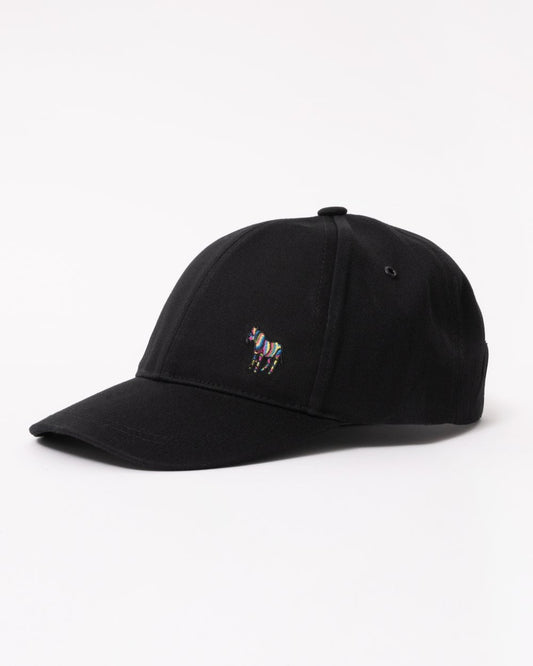 Paul Smith Mens Zebra Baseball Cap - 79 Black