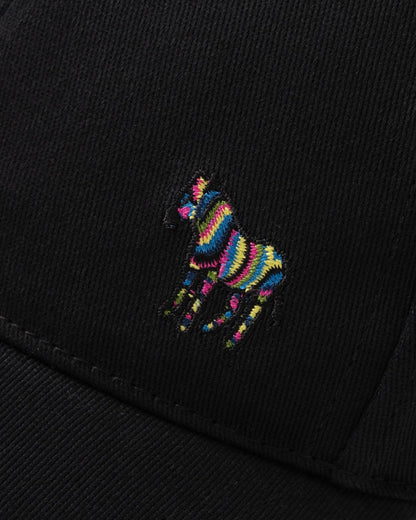 Paul Smith Mens Zebra Baseball Cap - 79 Black