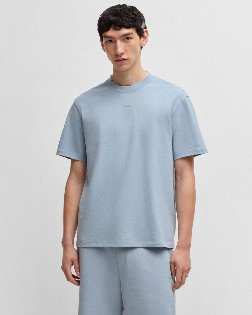 HUGO Dapolino Mens T-Shirt - Open Blue 483