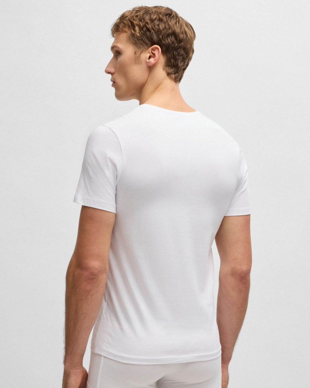 BOSS Orange RN Classic 3-Pack Mens T-Shirts - White/Green/Grey 967