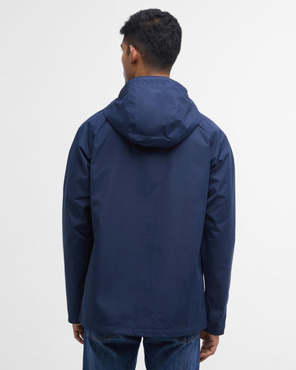 Barbour Hooded Domus Mens Waterproof Jacket - Navy/Dress