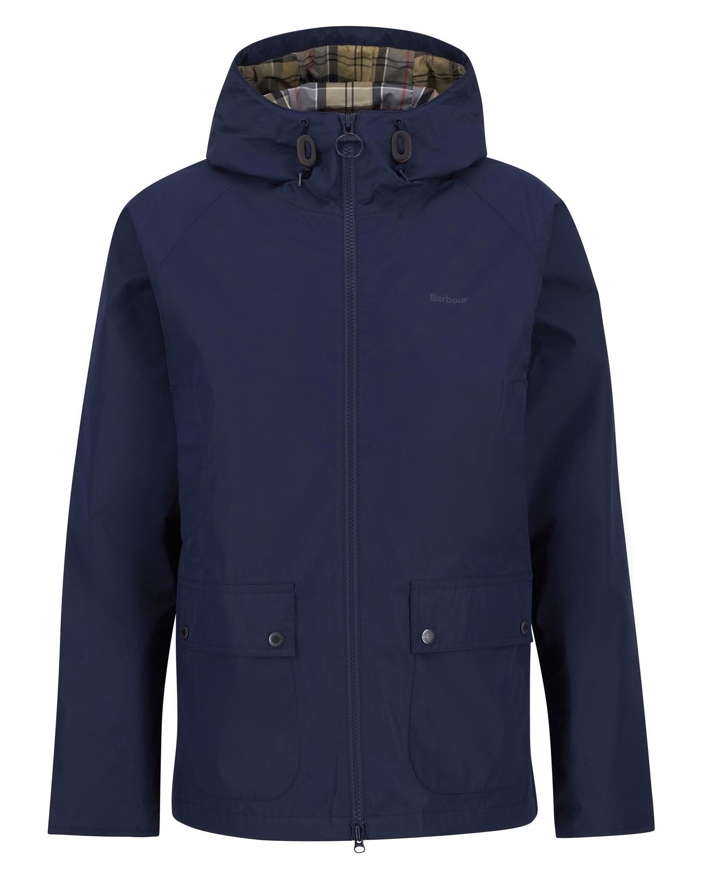 Barbour Hooded Domus Mens Waterproof Jacket - Navy/Dress