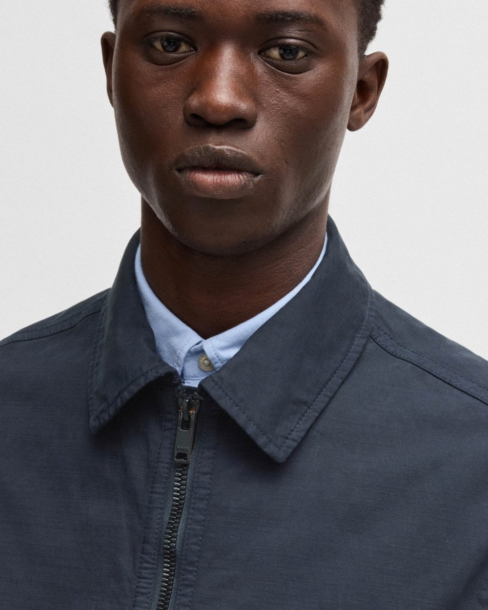 BOSS Orange BOSS Orange Ocrush-D Mens Relaxed Fit Jacket in Stretch Cotton Twill 
