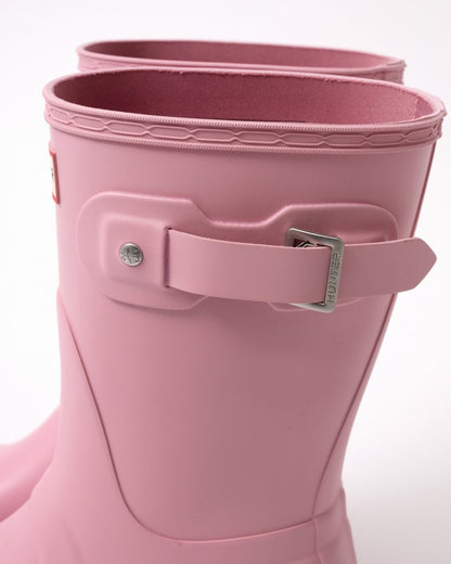 Hunter Original Short Womens Wellies - Pink Nectar