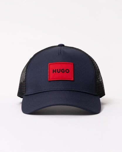 HUGO Kody Mens Logo Patch Cap - Dark Blue 405