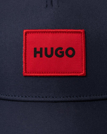HUGO Kody Mens Logo Patch Cap - Dark Blue 405