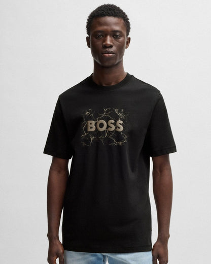 BOSS Orange Logospace Mens T-Shirt - Black 001