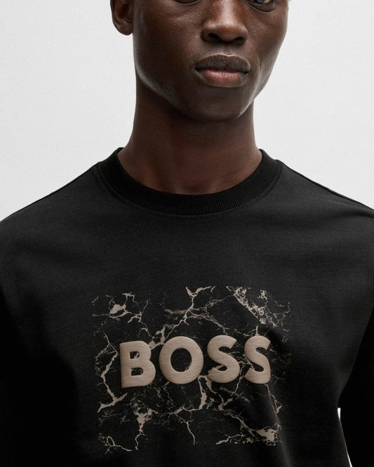 BOSS Orange Logospace Mens T-Shirt - Black 001